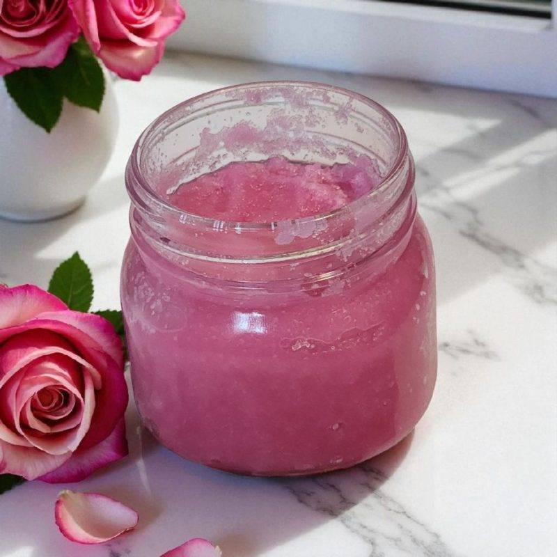 Rose Shea and Almond Scrub - Image 2