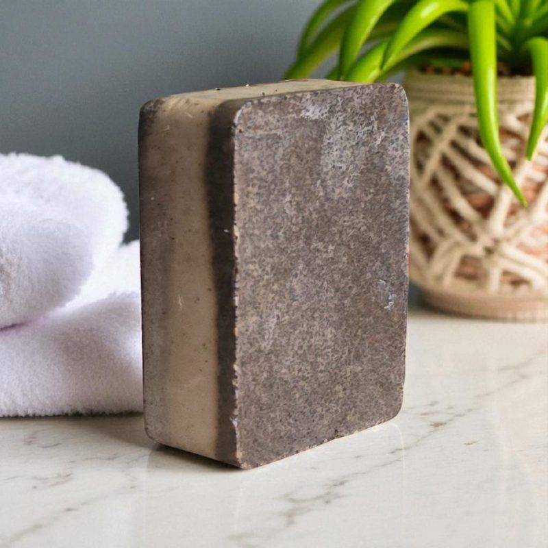 ☕ Coffee & Vanilla with Shea Butter Exfoliating Soap - Image 4